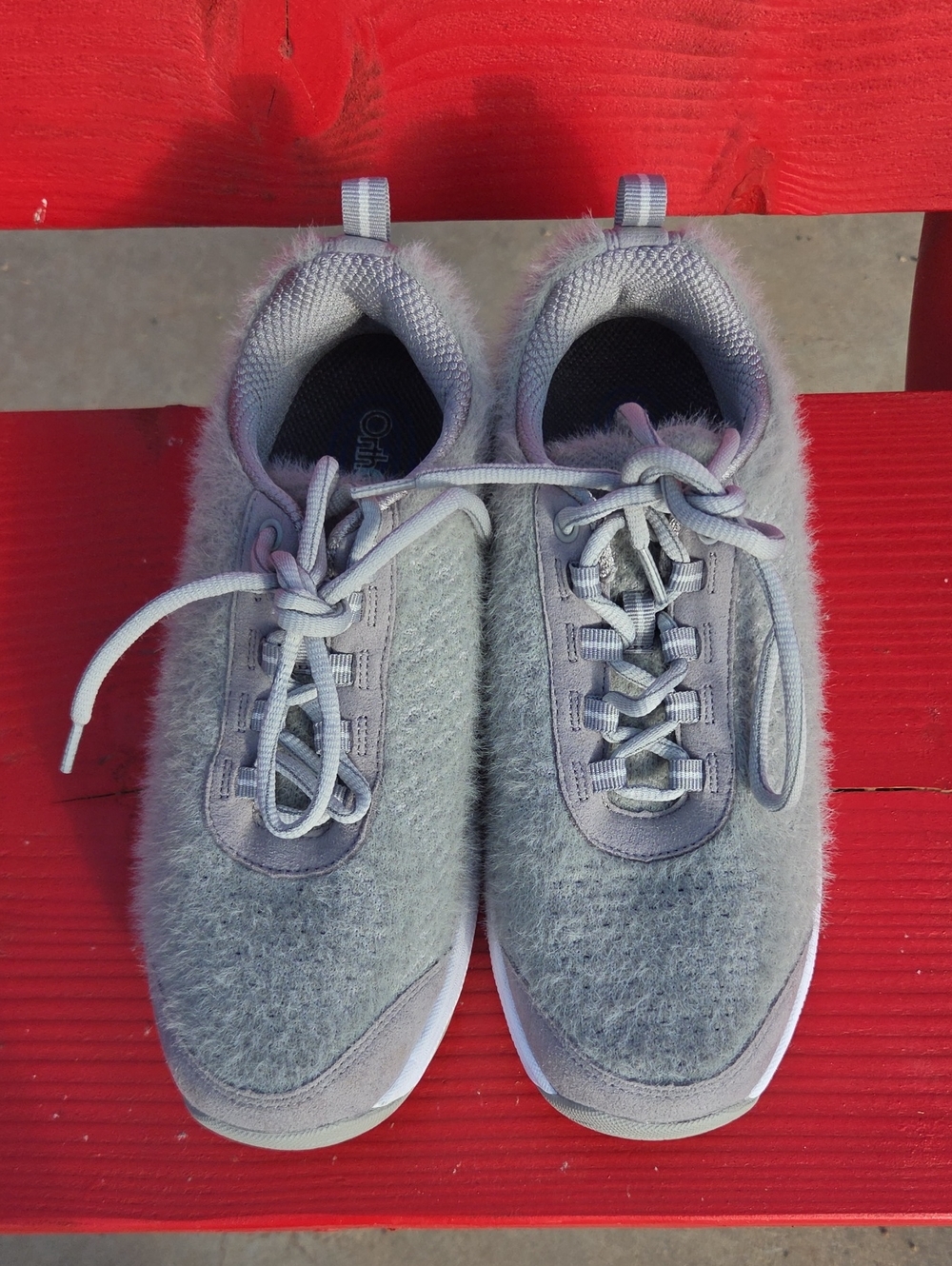 OrthoFeet 989 Coral Wool Womens Size 8 M Gray Low Orthotic Sneakers Shoes - Picture 5 of 12